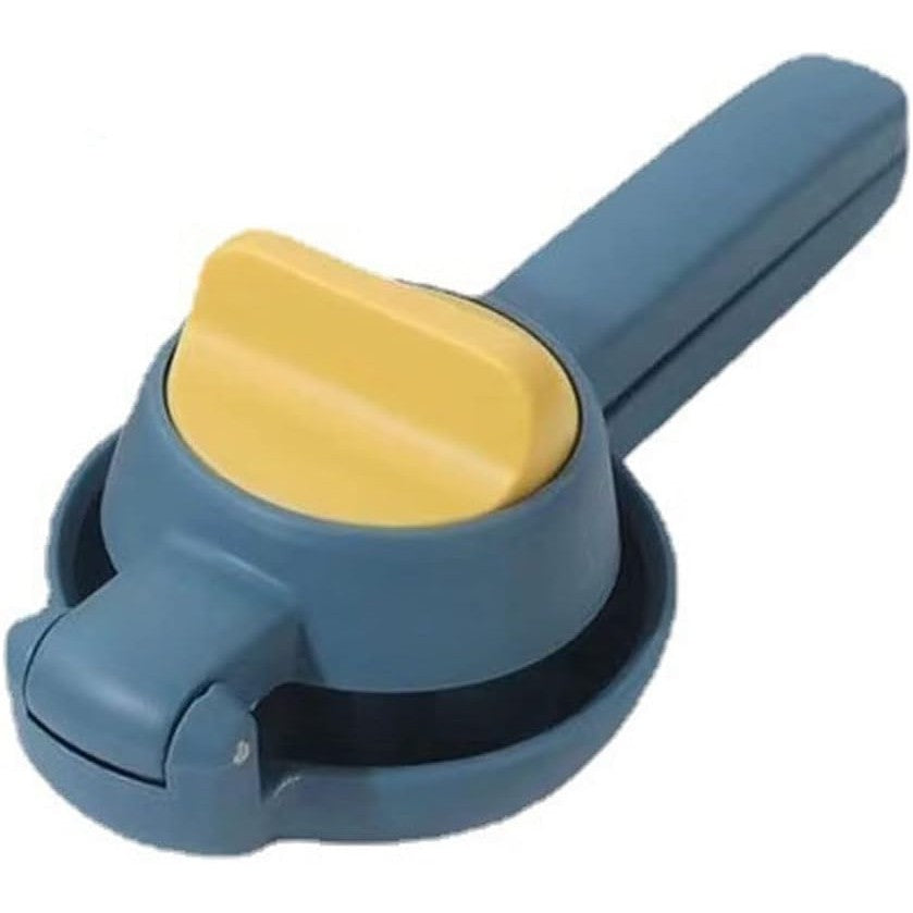 Storcator Manual Citrice, Presa Manuala cu Actiune Dubla pentru Lamai si Portocale, Plastic ABS Rezistent, 8x10x22 cm, Albastru