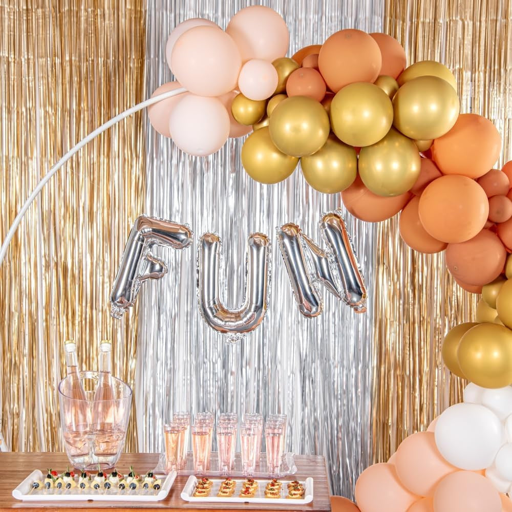 Balon Din Folie Metalizata Litera F, Decor Petrecere Si Aniversare, Umflare Aer Sau Heliu, Pai Inclus, Argintiu, 40 cm