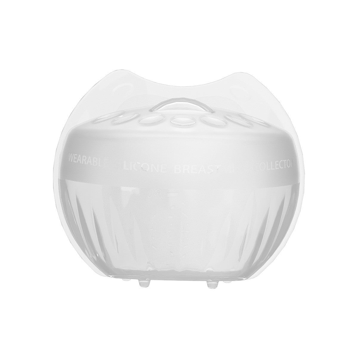 Colector de Lapte Matern Manual, Pompa Colectoare Anti-debordare pentru Protectia Mamelonului, Silicon de Calitate Alimentara, 80 ml, Transparent
