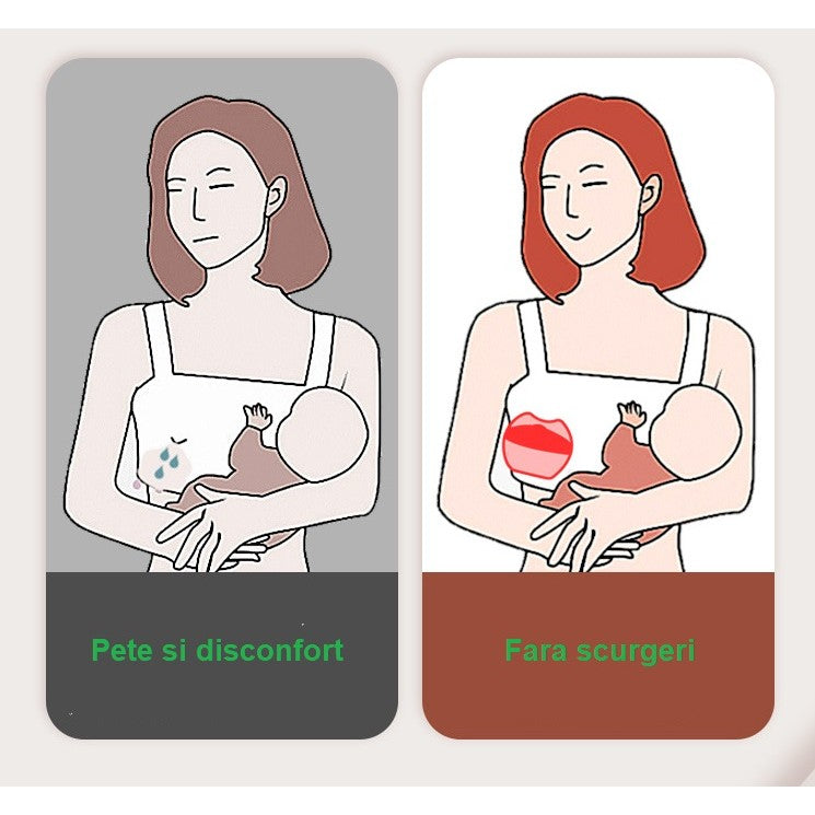 Colector de Lapte Matern Manual, Pompa Colectoare Anti-debordare pentru Protectia Mamelonului, Silicon de Calitate Alimentara, 80 ml, Transparent