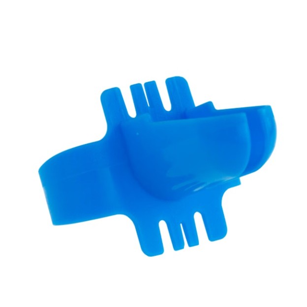Dispozitiv de Legat Baloane, Accesoriu Ergonomic pentru Degete, Plastic Rezistent, 6.5 x 5.5 cm, Albastru