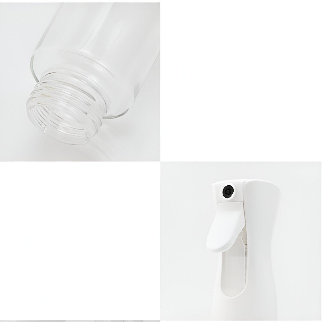 Pulverizator Pentru Ulei si Otet, Dozator Reincarcabil cu Pulverizare Uniforma, Recipient din Plastic, 200 ml, Alb