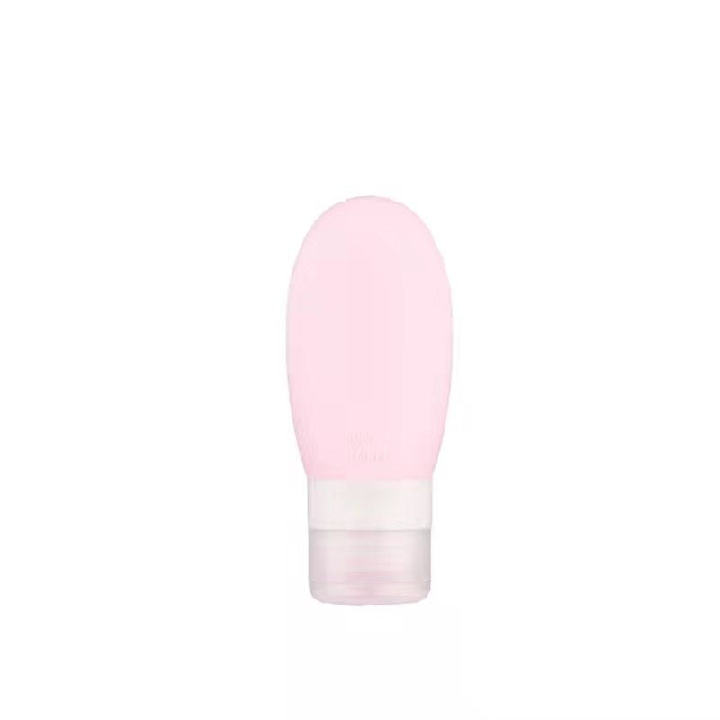 Recipient de Voiaj din Silicon pentru Sampon si Lotiune, Sticla Reincarcabila Anti-scurgere, Aprobat TSA, Fara BPA, 90 ml, Roz