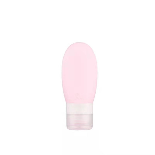 Recipient de Voiaj din Silicon pentru Sampon si Lotiune, Sticla Reincarcabila Anti-scurgere, Aprobat TSA, Fara BPA, 90 ml, Roz