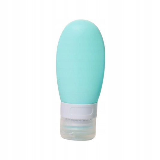 Sticla de Calatorie din Silicon, Recipient Portabil Anti-scurgere pentru Sampon si Lotiune, Fara BPA, Reutilizabil, 90 ml, Verde