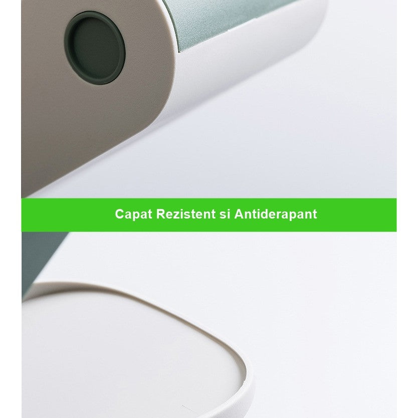 Suport Pantofi cu Două Straturi, Organizator Încălțăminte Reglabil pe Înălțime, Design Antiderapant pentru Economisire Spațiu, Plastic Durabil, 25.5x11x7.5 cm, Verde