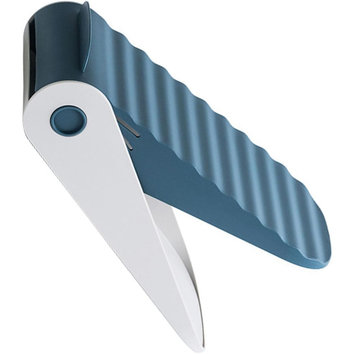 Suport Pantofi Organizator Etajat, Inaltime Reglabila, Design Antiderapant pentru Economisire Spatiu, Plastic Rezistent, 25.5x11x7.5 cm, Albastru