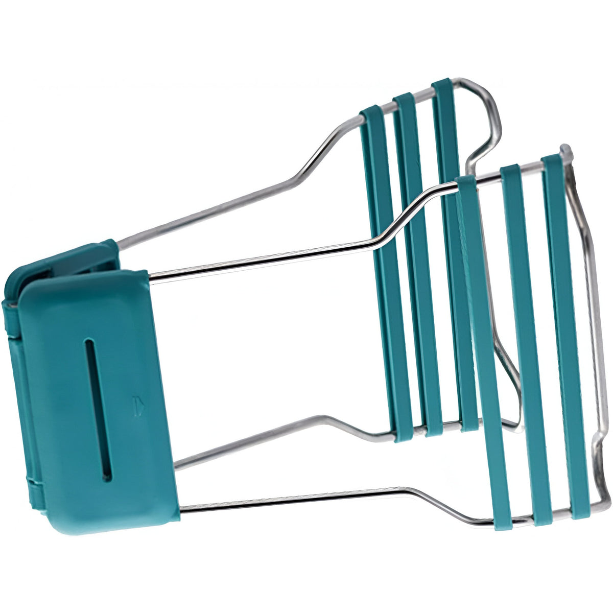 Clemă Pentru Boluri Și Farfurii Fierbinți, Dispozitiv Anti-Opărire și Anti-Alunecare, Oțel Inoxidabil și PP, 17.6x11.5x5.15 cm, Gri/Verde