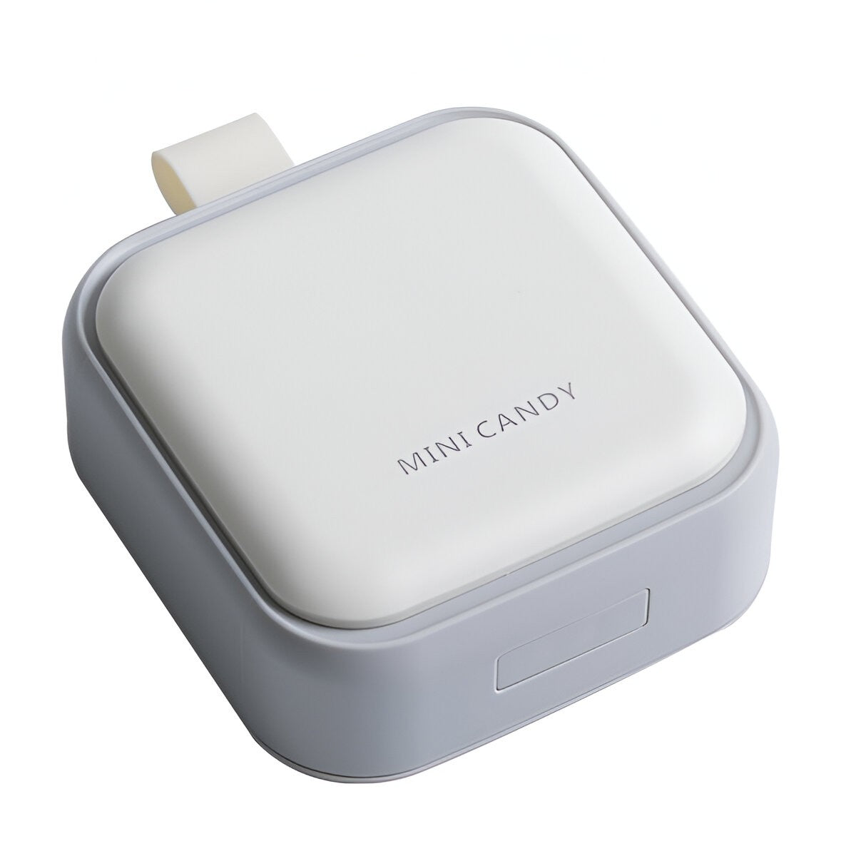 Organizator Medicamente Portabil, Cutie Depozitare Pastile cu 4 Compartimente, Inchidere Etans, Plastic Fara BPA, Gri, 7.5x7.5x3 cm