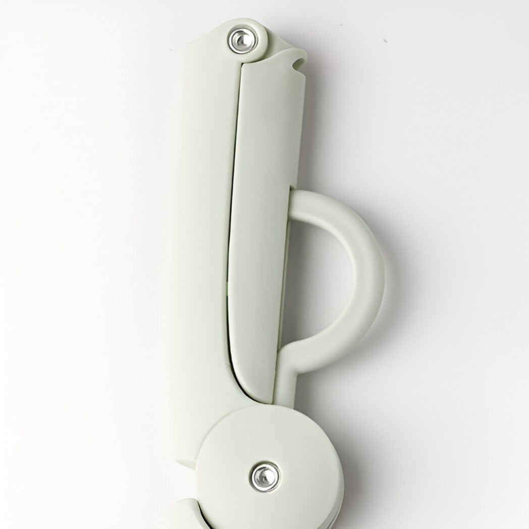 Umeraș Pliabil de Călătorie, Mini Cuier Portabil pentru Haine, Suport Telescopic Antiderapant, Material PP și Aluminiu, 14x7x1.4 cm, Verde