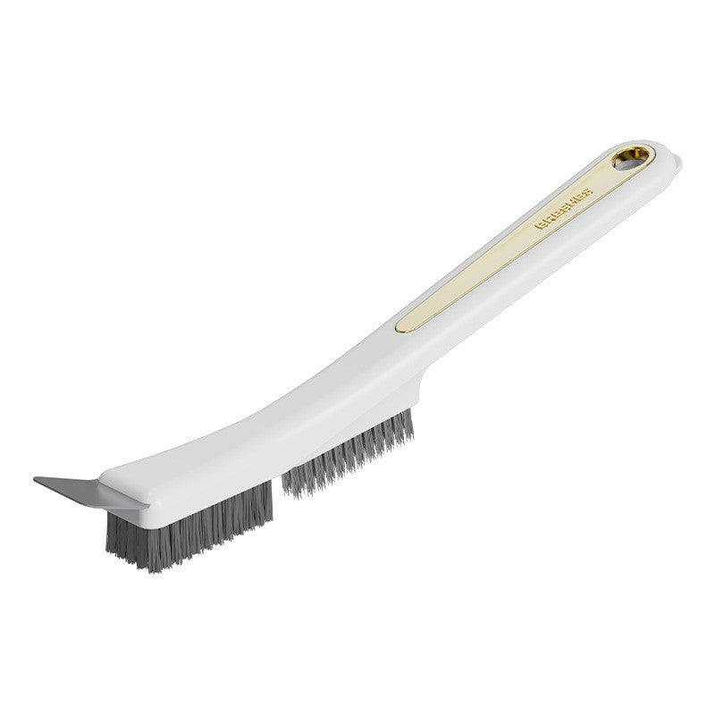 Set Perie de Sarma pentru Bucatarie si Aragaz, Maner Ergonomic Lung cu Orificiu Suspendare, Peri din Otel Inoxidabil, Curatare Grasime si Murdarie, 2 Bucati, 24.5x2.7x6.7 cm, Alb