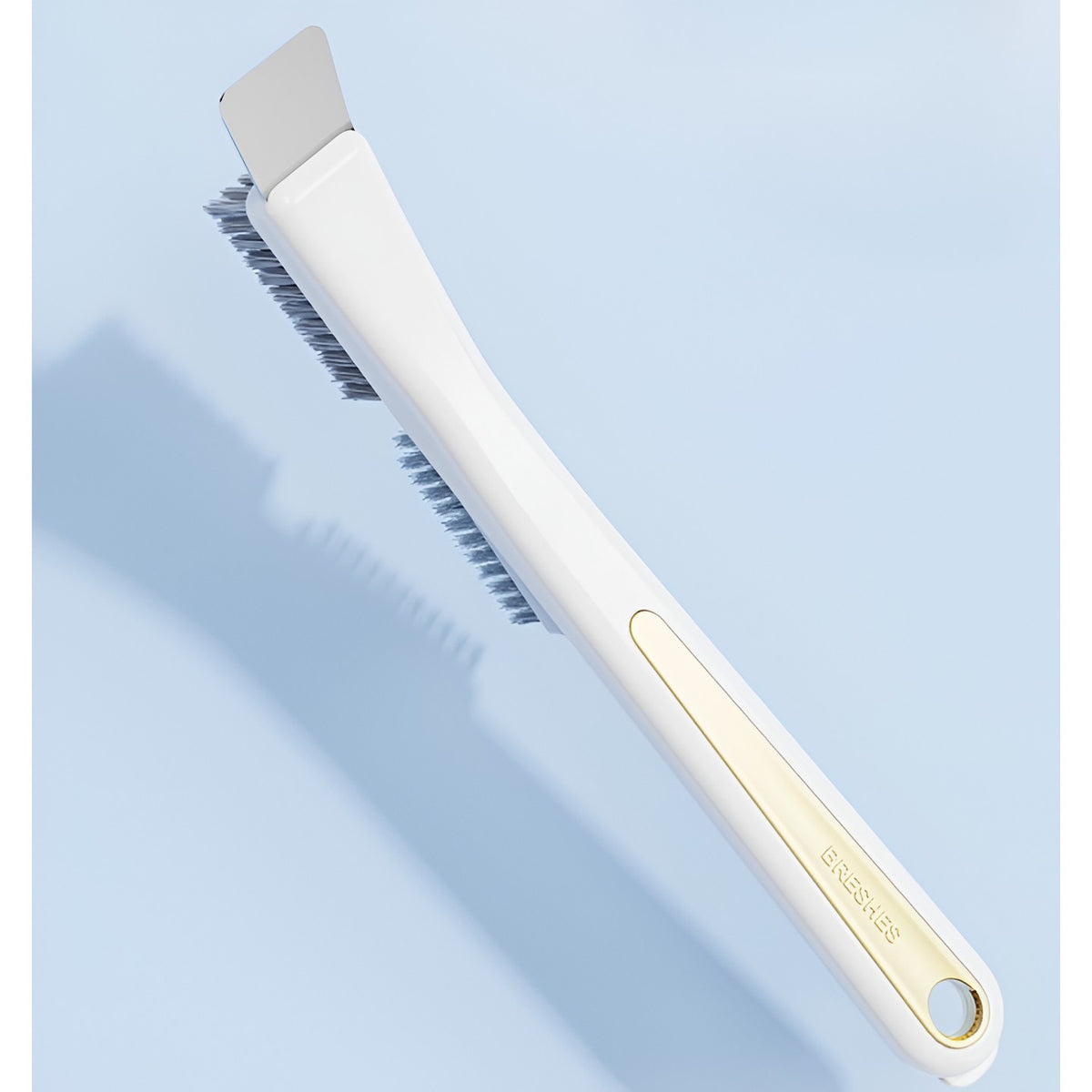 Set Perie de Sarma pentru Bucatarie si Aragaz, Maner Ergonomic Lung cu Orificiu Suspendare, Peri din Otel Inoxidabil, Curatare Grasime si Murdarie, 2 Bucati, 24.5x2.7x6.7 cm, Alb