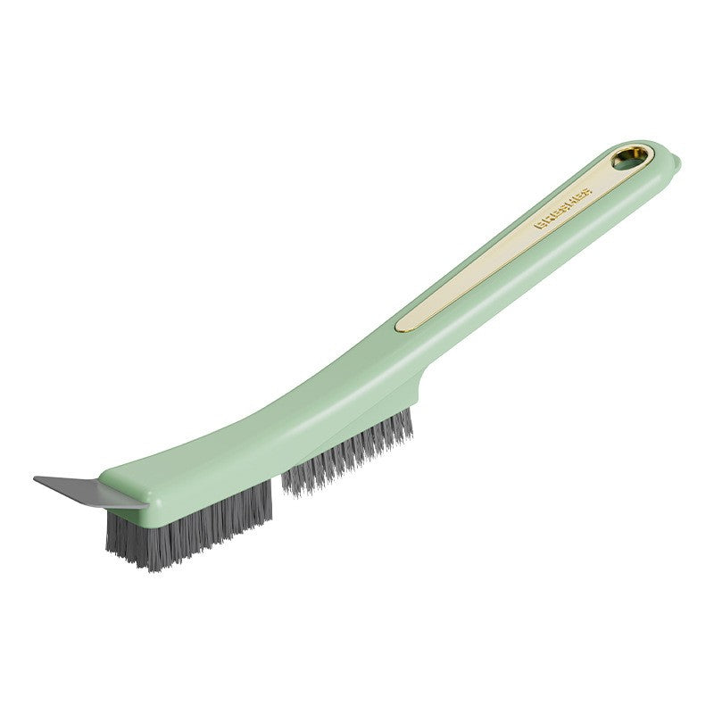 Set 2 Perii de Sarma pentru Bucatarie si Aragaz, Maner Ergonomic Lung cu Gaura de Suspendare, Peri Rezistenti din Otel, Anti-Grasime si Reziduuri, 24.5x2.7x6.7 cm, Verde