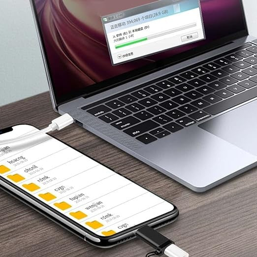 Alogy Adaptor USB-C la Micro USB, Incarcare si Transfer Date 2.0A, Carcasa din Aliaj Aluminiu cu Snur pentru Chei, Negru