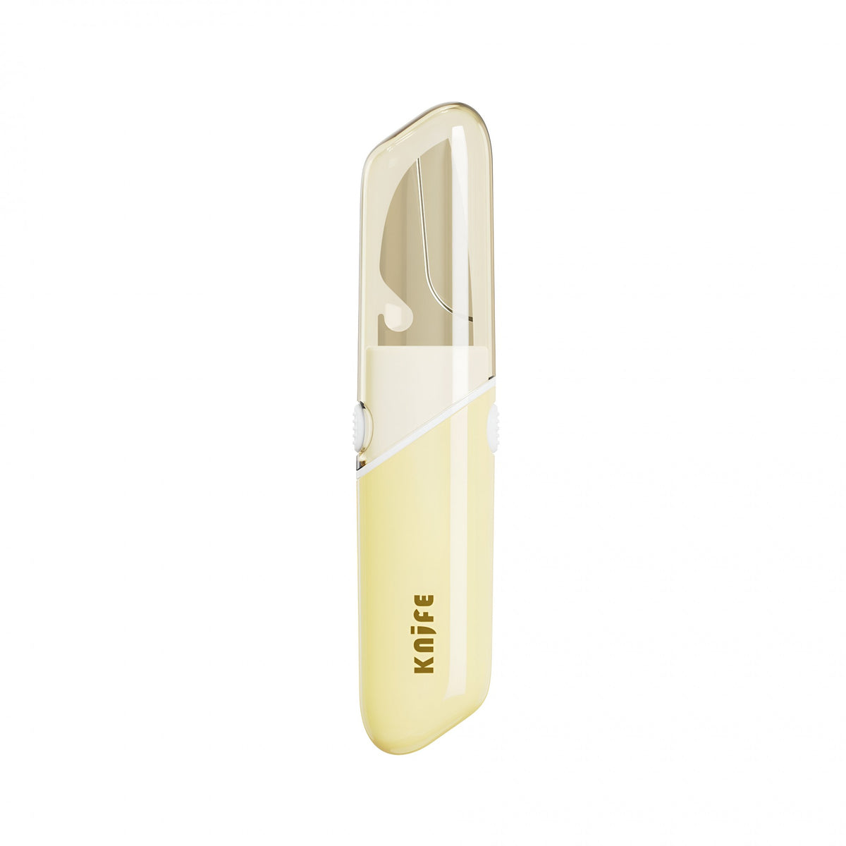 Cuțit de Bucătărie Multifuncțional 4 în 1, Curățător Legume, Răzătoare, Deschizător Sticle și Conserve, Oțel Inoxidabil și Plastic, 18.1x3.8x2 cm, Galben