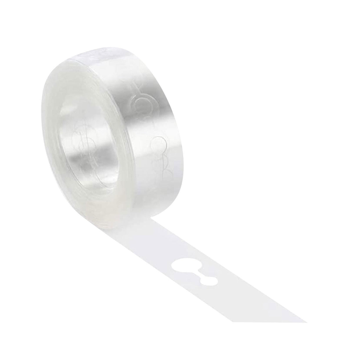 Banda Pentru Prinderea Baloanelor, Arcada Ghirlanda Petrecere, Gauri Duble, PVC Transparent, 5 m, 108 Perforatii