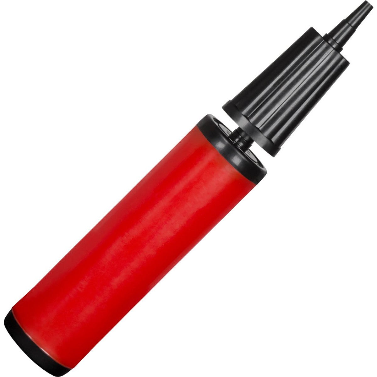 Pompa Manuala Pentru Umflat Baloane, Mecanism cu Flux Dublu, Accesorii Petreceri, Plastic Rezistent, 27 x 4.5 cm, Rosu