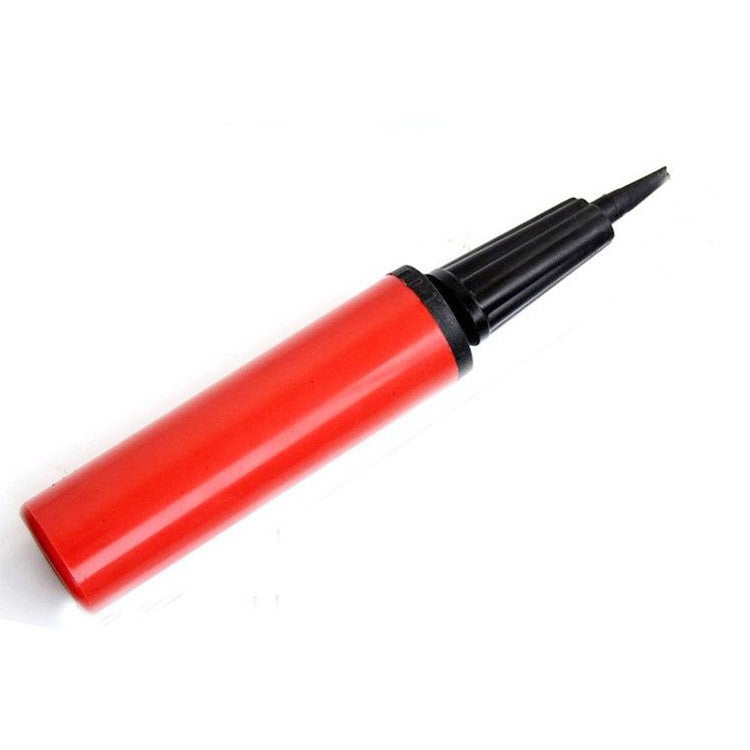 Pompa Manuala Pentru Umflat Baloane, Mecanism cu Flux Dublu, Accesorii Petreceri, Plastic Rezistent, 27 x 4.5 cm, Rosu