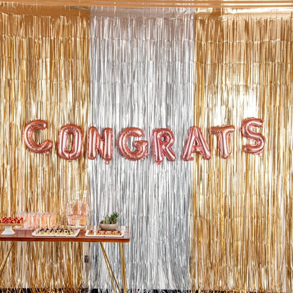 Balon Folie Metalizata Litera S, Umflare Heliu sau Aer, Include Pai pentru Umflare, Aluminiu, 40 cm, Rose Gold