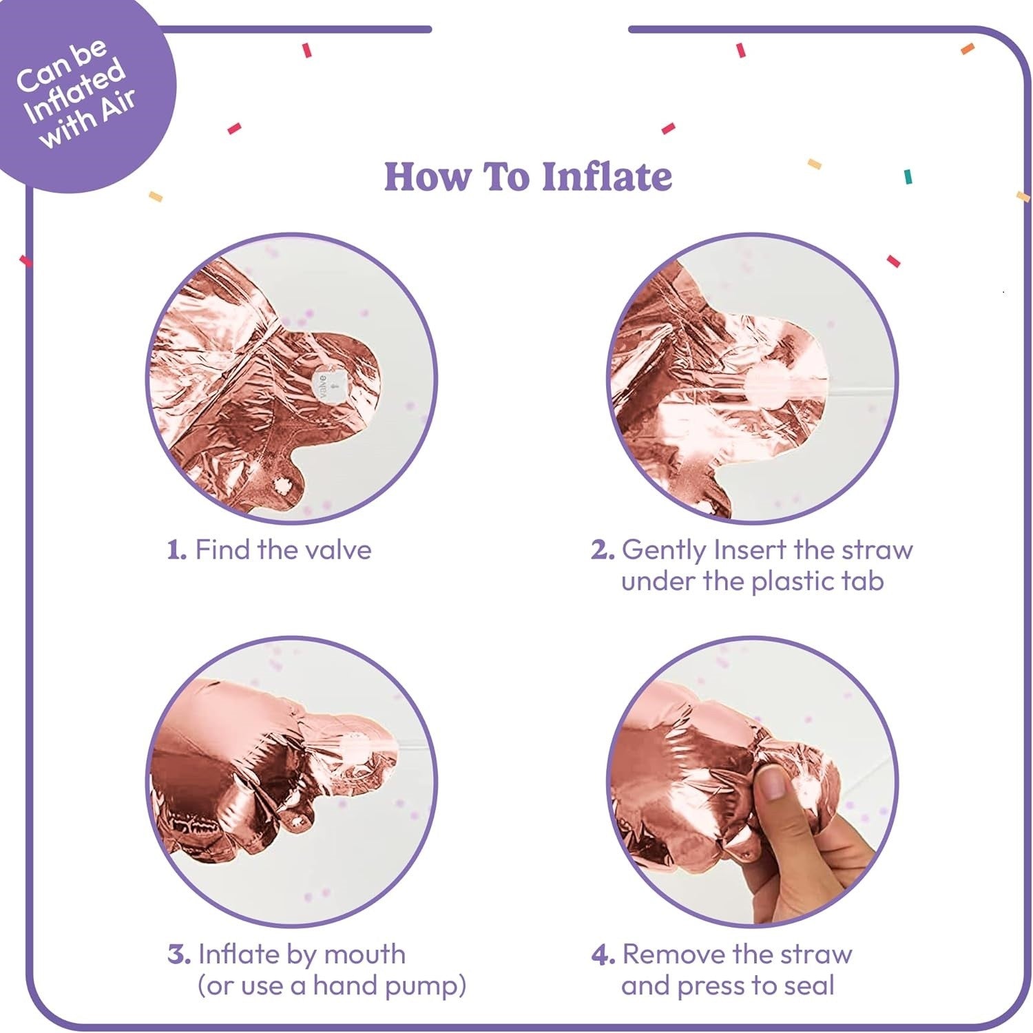 Set Baloane Happy Birthday, Baloane Party Aniversare din Folie Metalizata, Umflare Aer sau Heliu, Include Pai, 2 Piese, Albastru, 45x85 cm si 45x124 cm