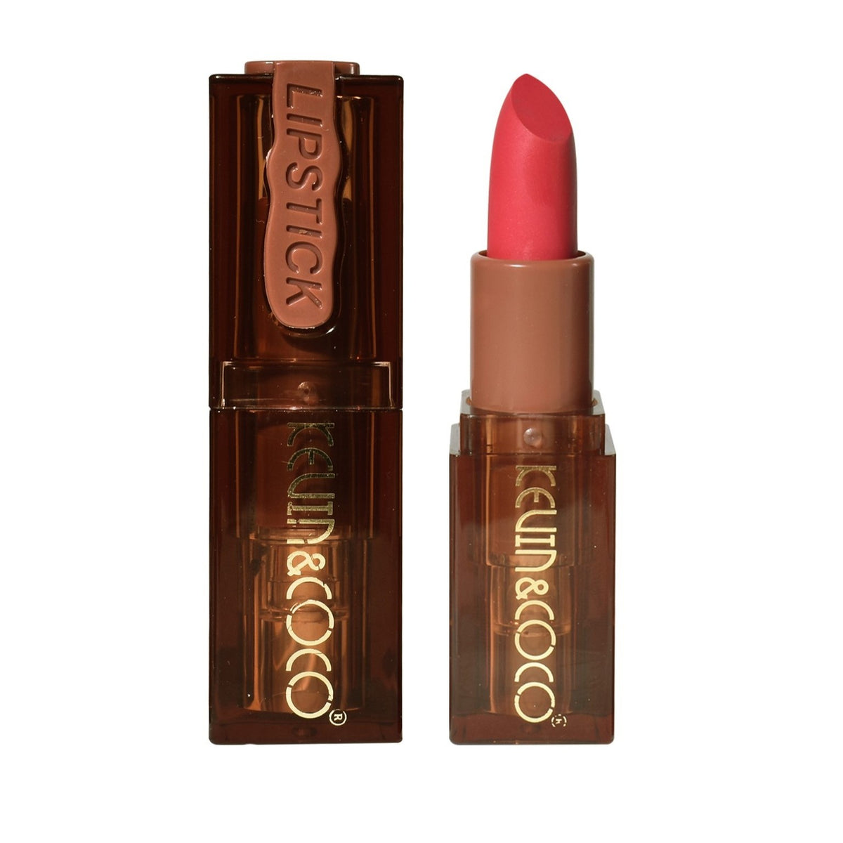 Kevin & Coco Ruj de Buze Mat, Textură Catifelată Rezistentă la Transfer, Formulă Cruelty-Free și Non-Toxică, Roz, 11.2 x 7.2 x 2.5 cm