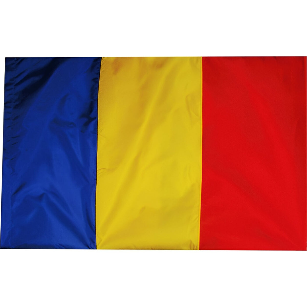 Steag Tricolor Romania, Drapel National cu Benzi Verticale, Material Textil Lavabil, Sistem de Prindere pe Suport, 30x45 cm