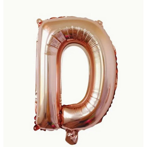 Set Baloane Party Bride, Litere din Folie Metalizata pentru Nunta sau Petrecere Burlacitelor, Umflare Aer sau Heliu, Roz, 40 cm