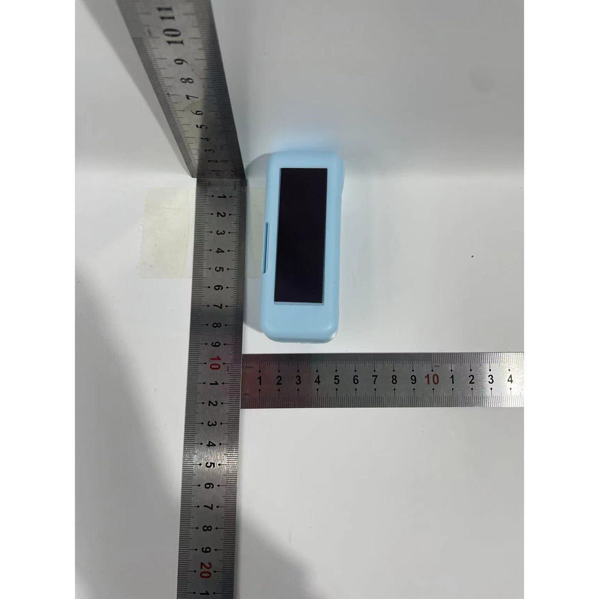 Mini Aparat de Sigilat Pungi, Dispozitiv Portabil de Etansare Termica cu Spate Magnetic, Alimentare 2 Baterii AA, Material ABS, 9.7x3 cm, Albastru