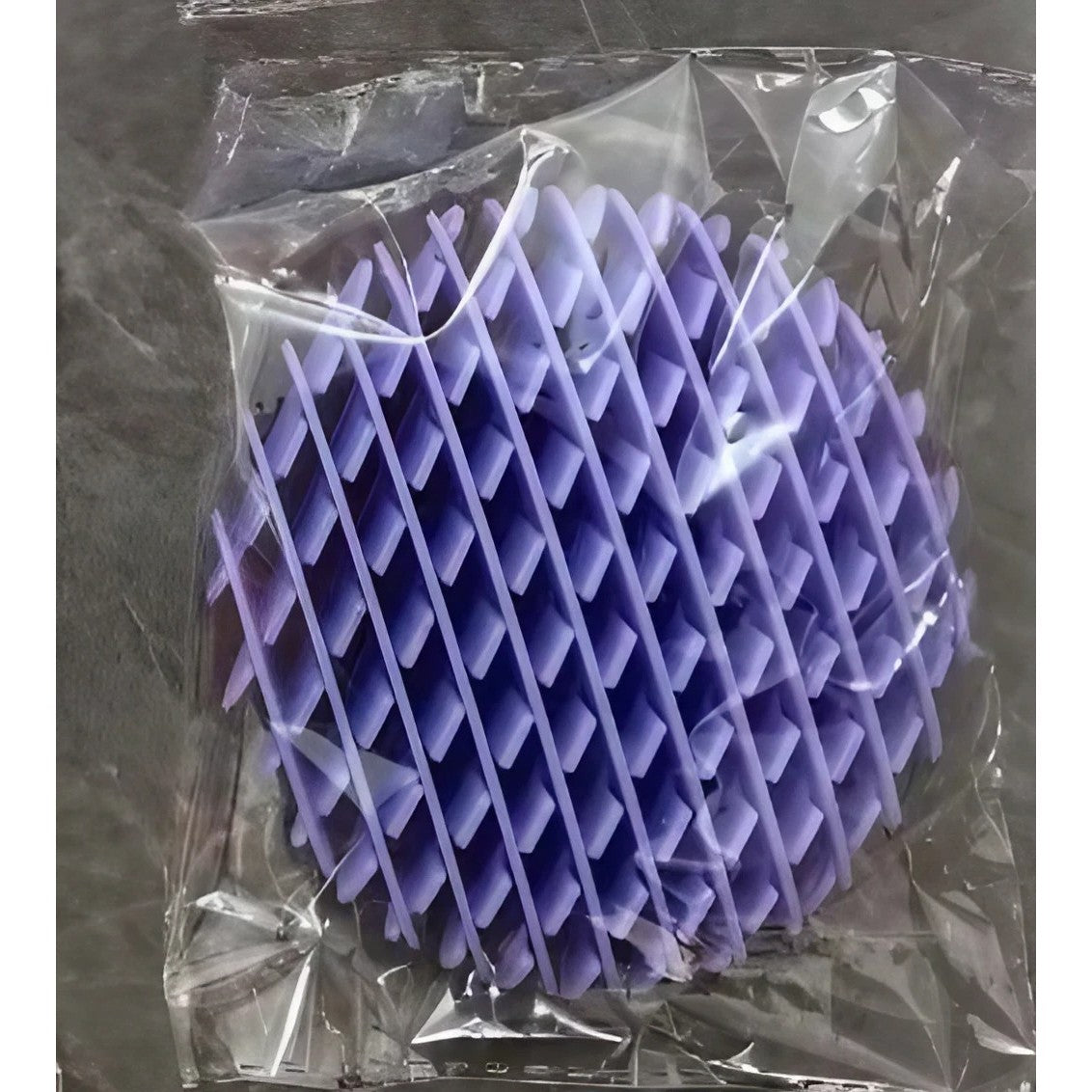 Jucarie Worm Fidget Anti Stres, Plasa Elastica Pentru Decompresie, Plastic, 10-24.5 cm, Mov