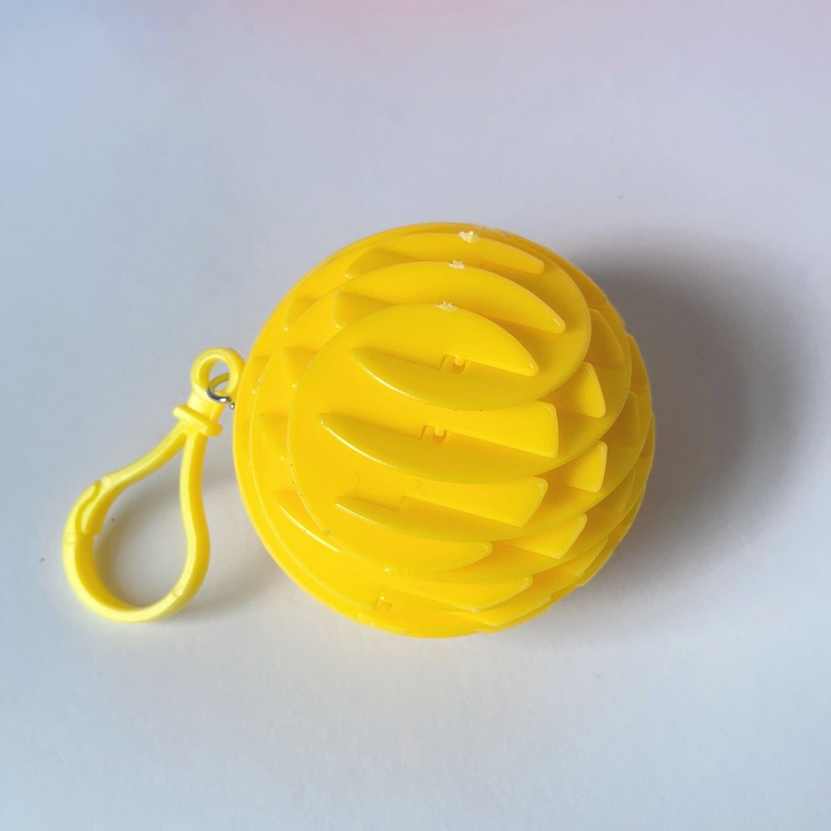 Jucarie Worm Fidget Anti Stres, Decompresie, Plastic, Galben, 6-15.5 cm