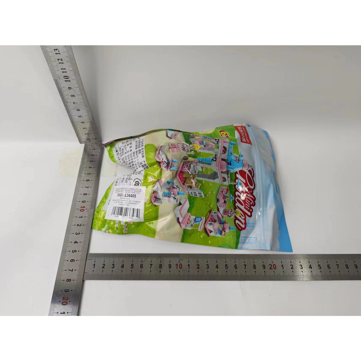 Set de Construcție Castelul Prințesei și Mini Grădină 6în1, Joc Educativ cu Multiple Variante de Asamblare, Plastic, 131 Piese, Multicolor