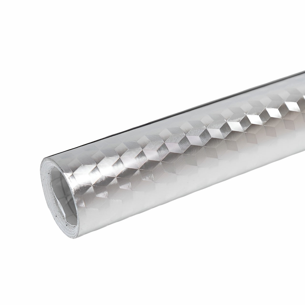 Autocolant Bucătărie Rezistent la Ulei și Temperaturi Înalte, Folie de Aluminiu Autoadezivă, Protecție Impermeabilă pentru Dulapuri și Blat, Material Termorezistent, Argintiu, 60 cm x 10 m