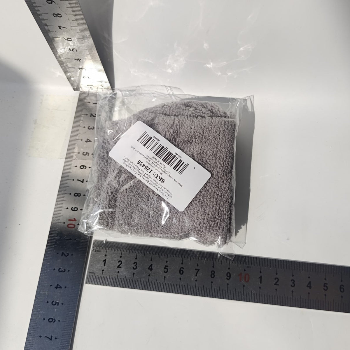 Rezerva Laveta din Microfibra pentru Pamatuf, Cap Flexibil si Detasabil pentru Curatare Praf, Material Absorbant Lavabil, Gri, 1 Bucata