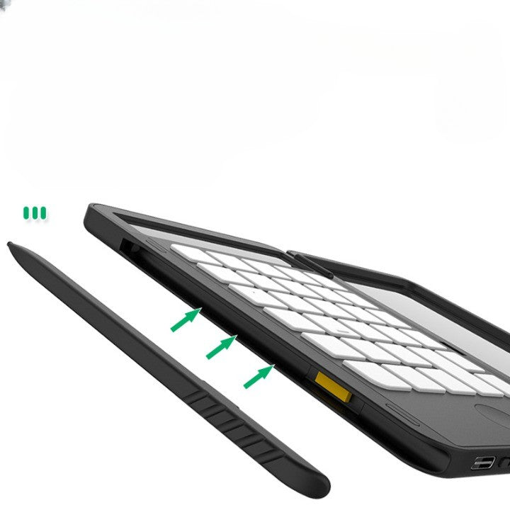 Calculator de Birou si Mana cu Tabla de Scris LCD, Ecran 15 cm, Afisaj 12 Cifre, Pliabil si Reincarcabil USB-C, Stylus Inclus, Negru