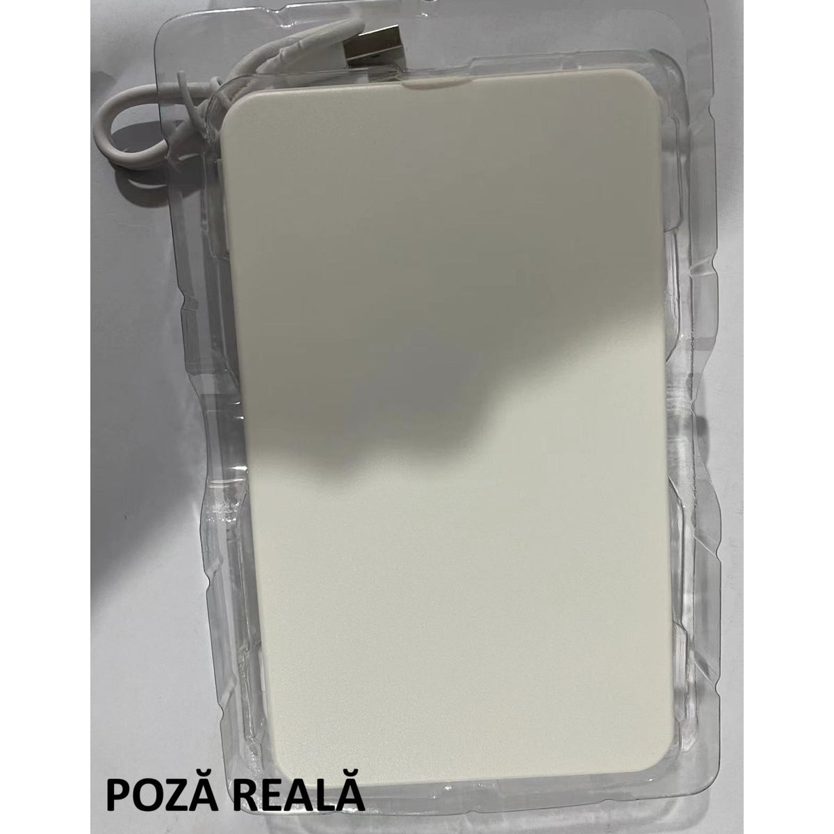 Calculator de Mana Portabil cu Tabla de Scris LCD, Reincarcabil USB Tip C, Afisaj 12 Cifre, Design Pliabil cu Stylus, Alb
