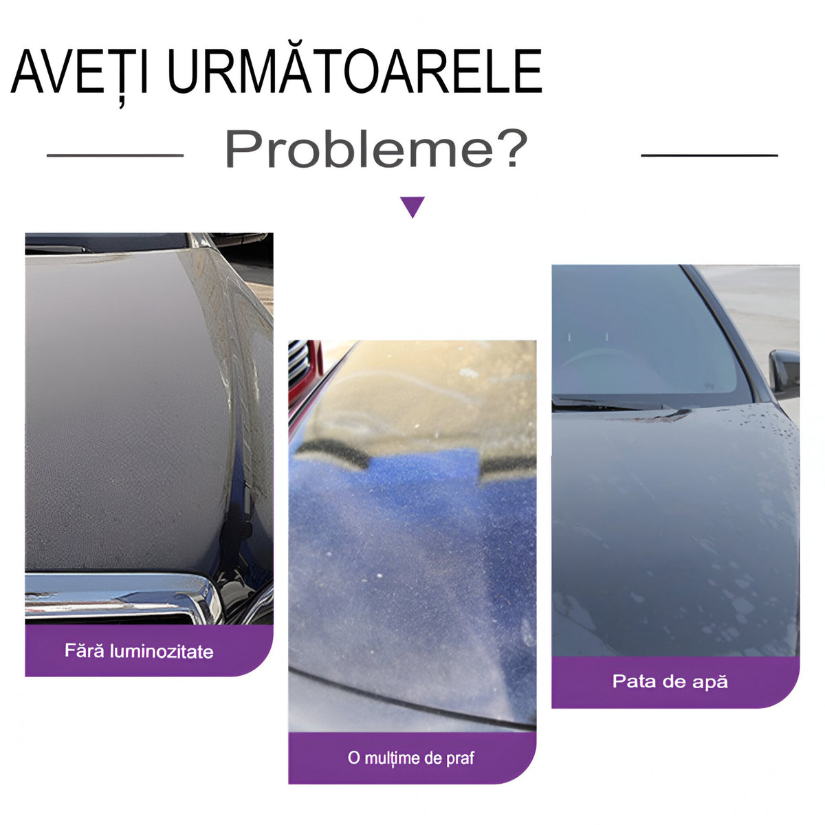 Spray Hidrofob Auto 3-In-1, Curatare si Restaurare Vopsea, Protectie Ceramica Nanotehnologie, Reparare Zgarieturi, Spalare Fara Apa, 100 ml