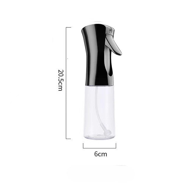 Flavormist, Pulverizator pentru Ulei si Otet, Dozator Reincarcabil pentru Gatit, Plastic Fara BPA, 200 ml, 20.5x6 cm, Negru