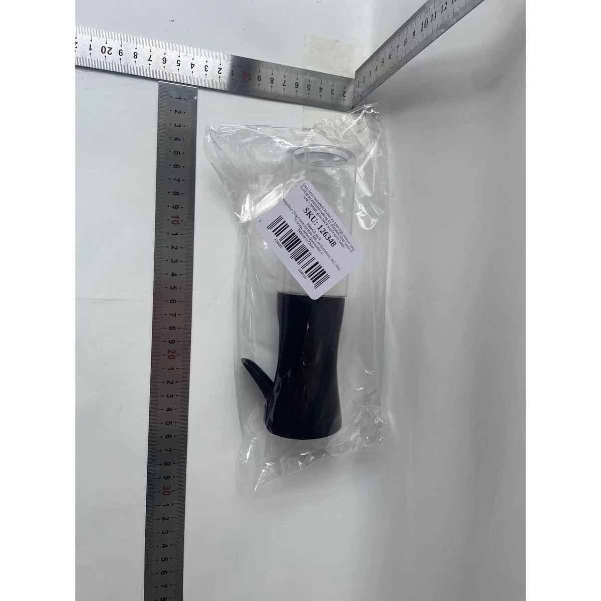 Flavormist, Pulverizator pentru Ulei si Otet, Dozator Reincarcabil pentru Gatit, Plastic Fara BPA, 200 ml, 20.5x6 cm, Negru