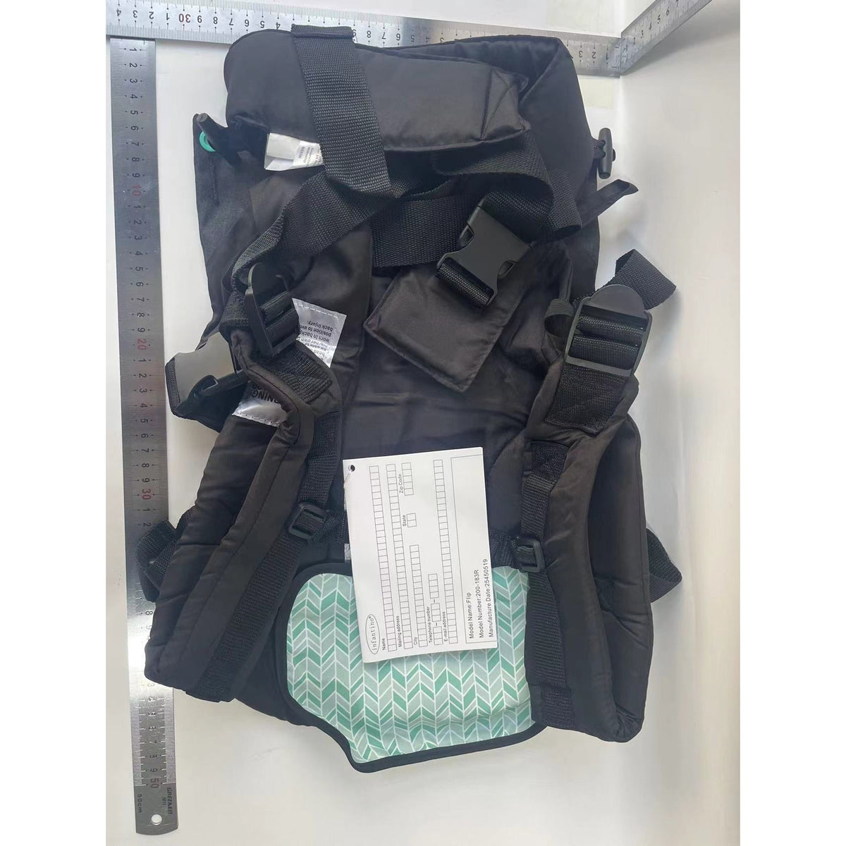 Marsupiu Ergonomic, Multifunctional 4 in 1, Pozitie Corecta Formă M cu Suport Lombar si Cervical, 6-36 Luni, 3.5-15 kg, Negru