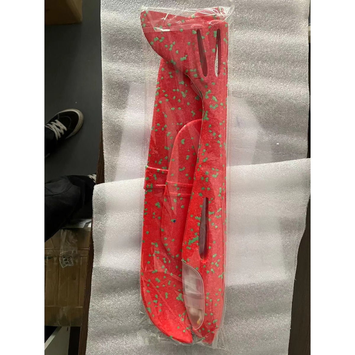 Avion Planor Cu Pilot, Zbor Stabil Cu Lumini LED, Polistiren EPP, 47 cm, Rosu