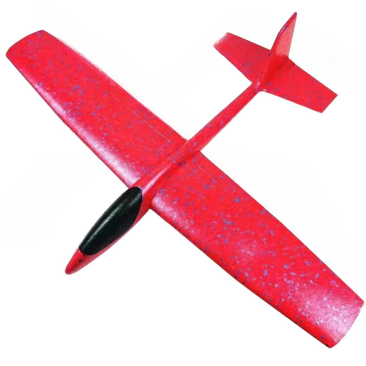 Avion Planor De Cascadorii, Jucarie Recreativa Pentru Aer Outdoor, Polistiren, 84 cm, Rosu