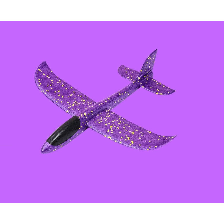 Avion Planor Cu Funcție De Slalom, Jucărie De Zbor În Aer Liber, Poliester, 48 cm, Violet