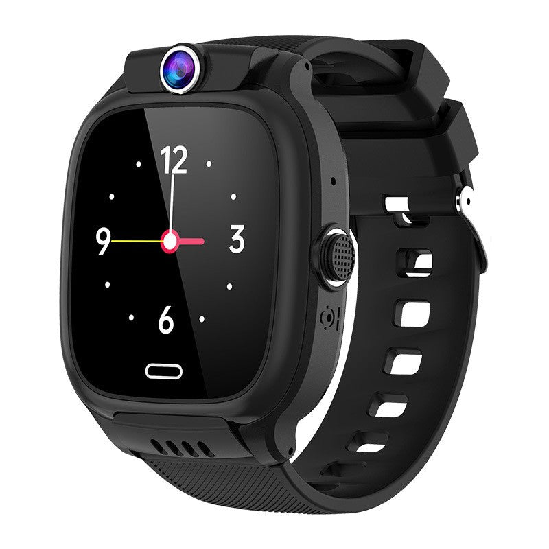 Ceas Smartwatch Copii Y36, Tehnologie 4G cu Apel Video, Localizare GPS LBS si WiFi, Buton SOS, Rezistent la Apa, Negru