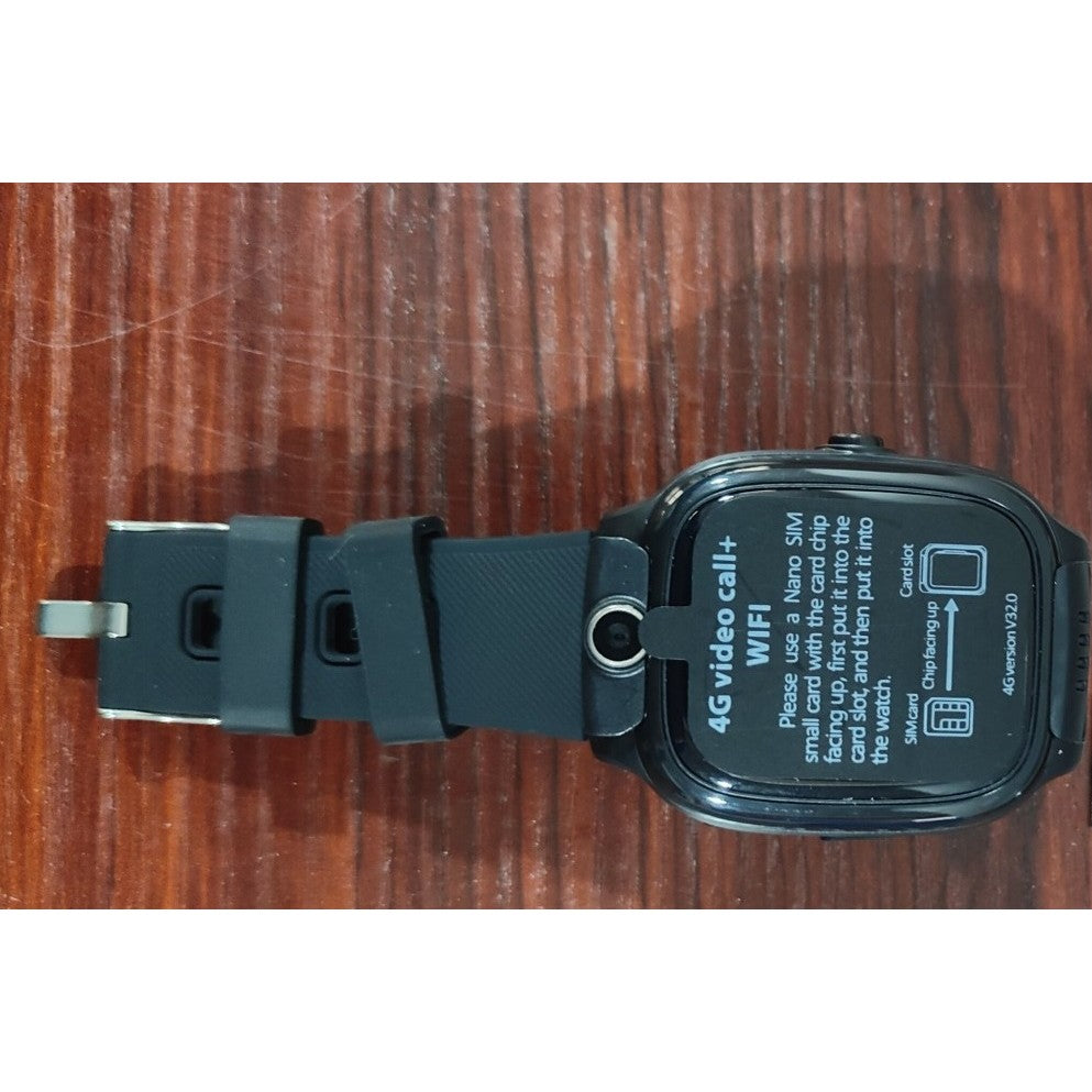 Ceas Smartwatch Copii Y36, Tehnologie 4G cu Apel Video, Localizare GPS LBS si WiFi, Buton SOS, Rezistent la Apa, Negru