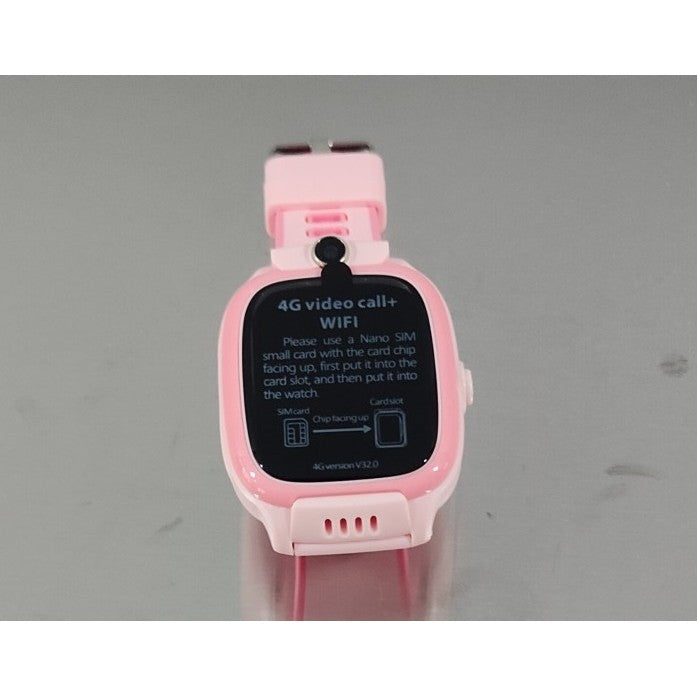 Ceas Smartwatch Copii Y36, Tehnologie 4G, Apel Video si Telefon, Localizare GPS LBS si WiFi, Buton SOS, Monitorizare Spion, Rezistent la Apa, Baterie 400 mAh, Roz