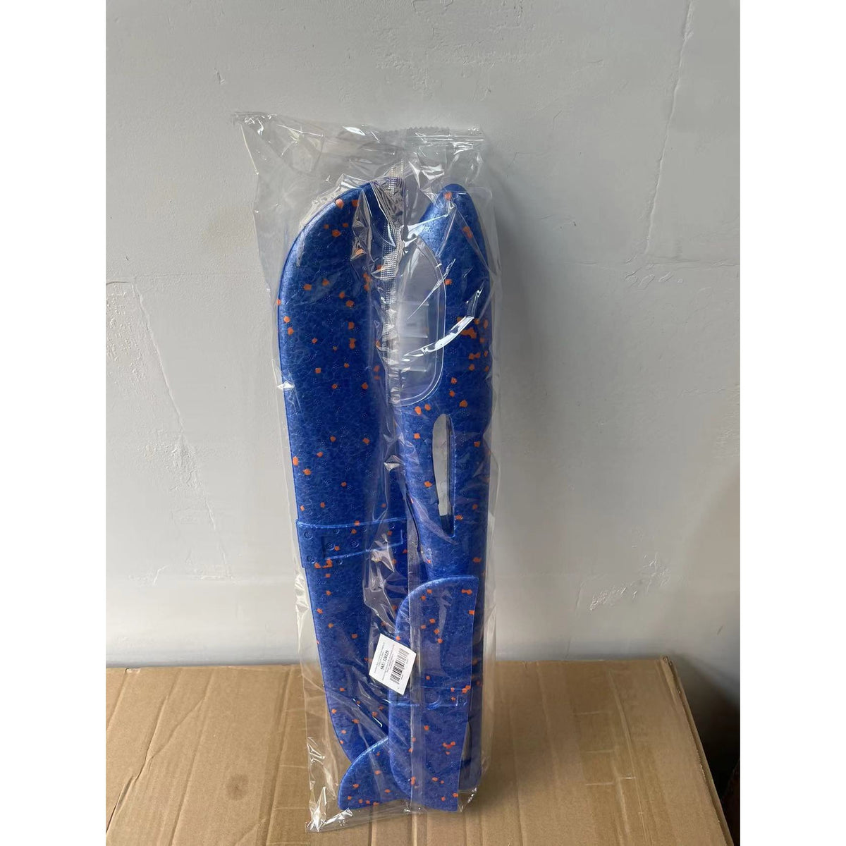 Avion Planor cu Lumini și Funcție Slalom, Poliester, 48 cm, Albastru