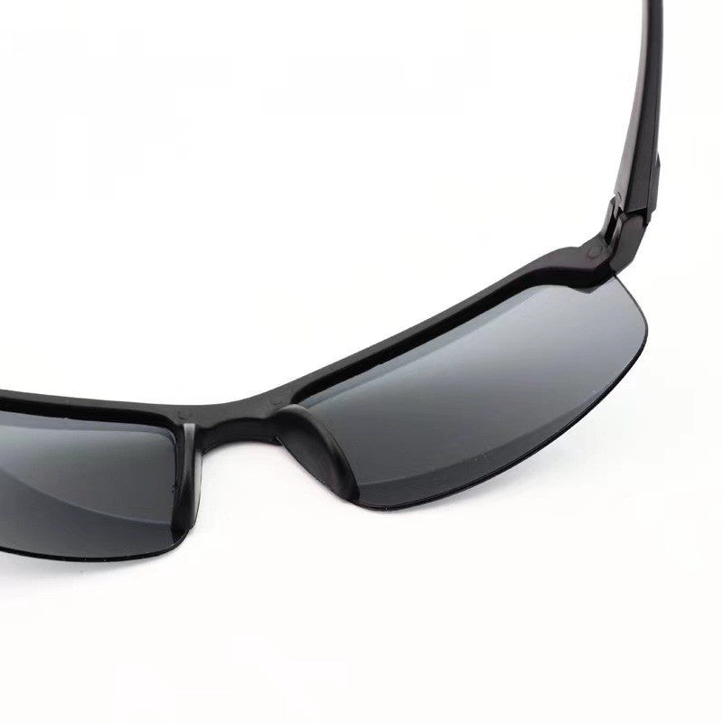 Ochelari de Soare Polarizati, Protectie UV400 Cat 3, pentru Condus si Sport, Rama Policarbonat, Negru, 14 x 3.7 cm, 15.2 g