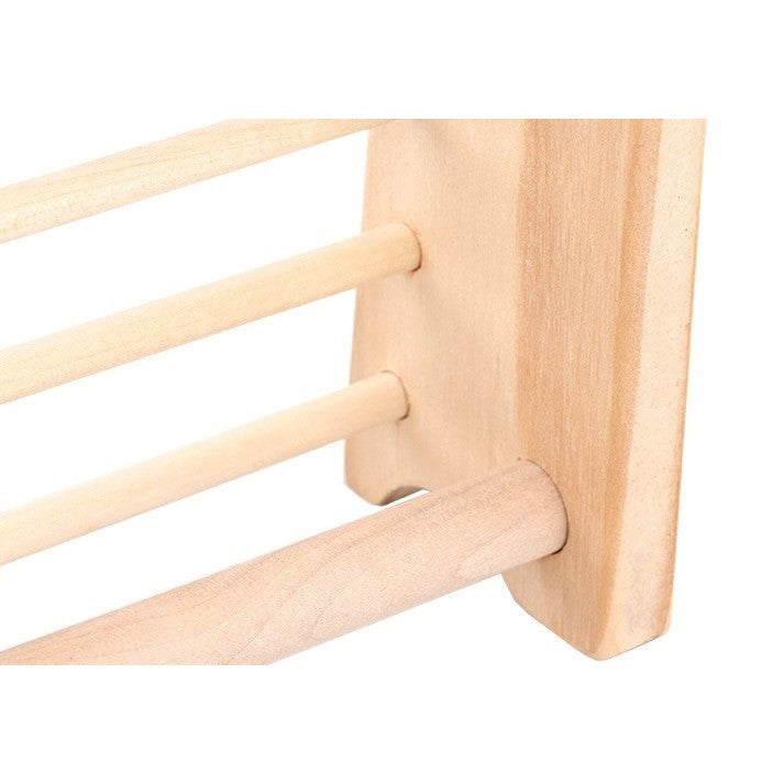 Numărătoare Educativă, Abac din Lemn cu Vopsea Ecologică, 10 Șiruri cu 10 Mărgele, Joc Matematic pentru Copii 4-6 Ani, 24.5 x 20.5 cm, Multicolor
