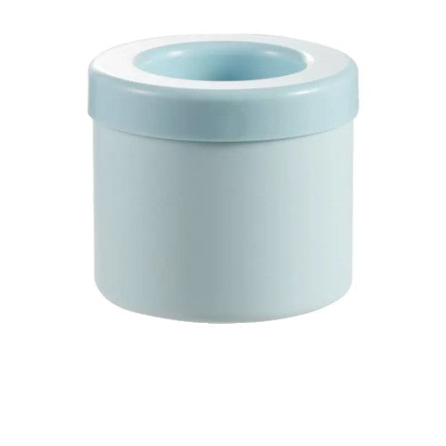 Forma de Gheata din Silicon cu Capac, Matrita Tip Frapiera pentru 60 Cuburi, Silicon Alimentar Fara BPA, 9x8.5x8 cm, Albastru