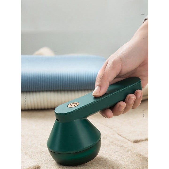 Aparat Electric de Curatat Scame, Incarcare USB Type-C, Lame din Otel Inoxidabil, Acumulator Reincarcabil, Portabil, Verde, 135 x 75 mm